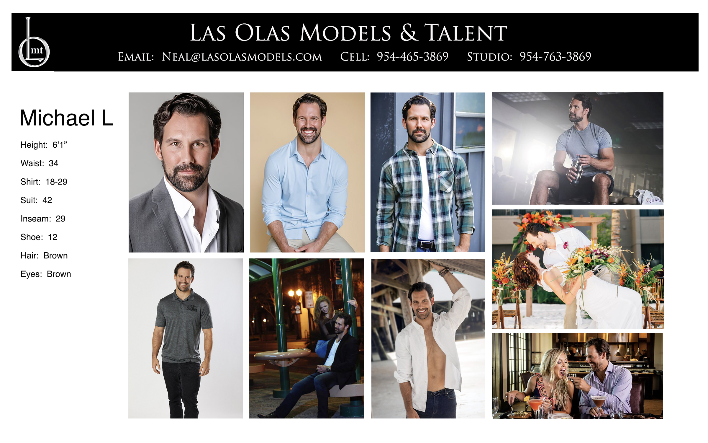 Model Fort Lauderdale Miami South Florida Print Catalog Video Fashion Model Male Model - Las Olas Models Fort Lauderdale Miami - Michael L